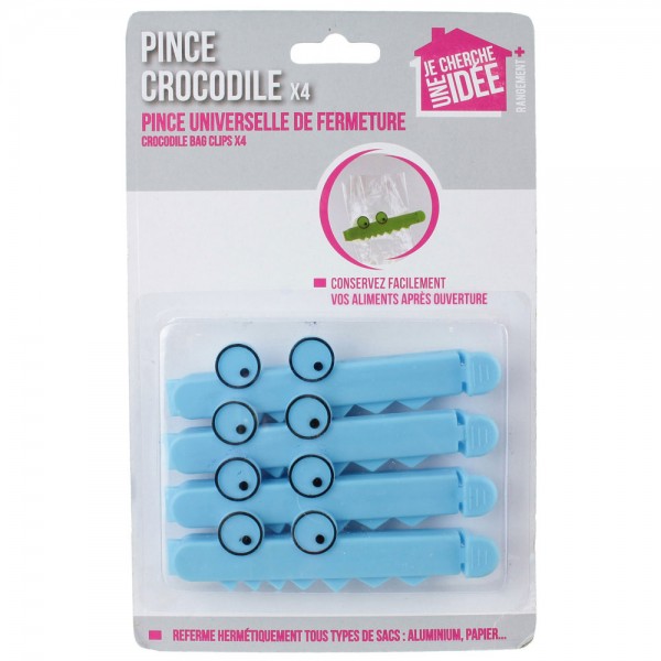 4 x pinzas de cierre cocodrilo