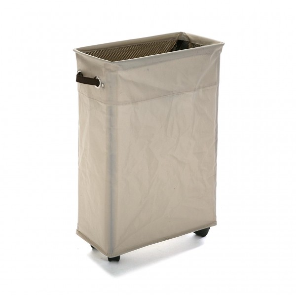 Panier a linge beige