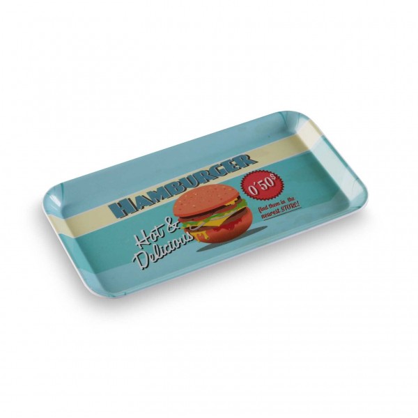Bandeja pequeña hamburguesa
