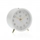 Reloj despertador blanco