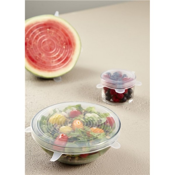 Set de 6 tapas flexibles de silicona