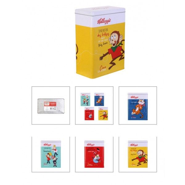 Caja cereales metálica Kellogg's Surtida