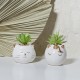 Planta artificial con maceta gato/unicornio
