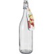 Botella 1000 ml con cierre clip