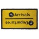 Felpudo "Arrivals/Departures"