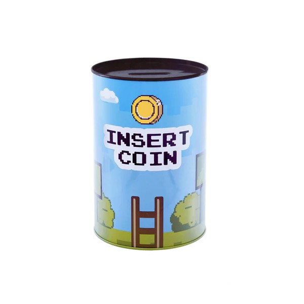 Hucha "insert coin"