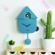 Horloge coucou bleu