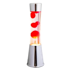Lampe lave tower rouge