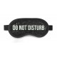 Masque pour les yeux noir do not disturb