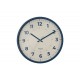 Horloge bleu