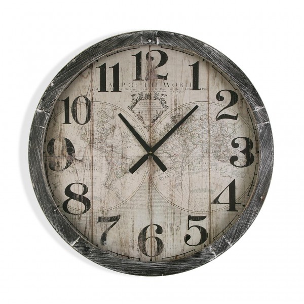 Reloj de pared mundo 76,5 cm