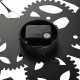 Reloj Pared maquinaria negro 59 cms.