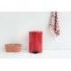 Cubo newicon pedal 20 l. rojo Brabantia