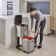 Poubelle Joseph Joseph 40 l. Totem Compact acier