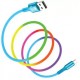Cable USB tipo C o lightning Rainbow