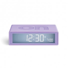 Reloj despertador Lexon Flip+ lila