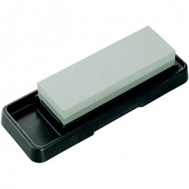Piedra de afilado 400/1000 con base y guias Kai doméstico