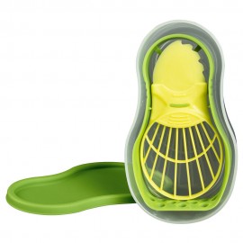 Recipiente y utensilios de aguacates 5 en 1