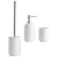 3 pieces toilette ensemble blanc