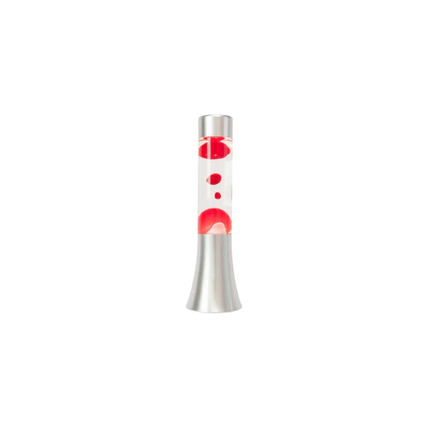 Lampe lave tower rouge mini