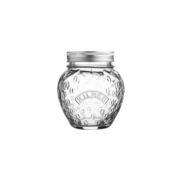 Tarro de vidrio mermelada fresa 0.4L