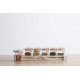 Set 6x tarros de vidrio para especias clip top Kilner