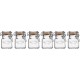 Set 6x tarros de vidrio para especias clip top Kilner