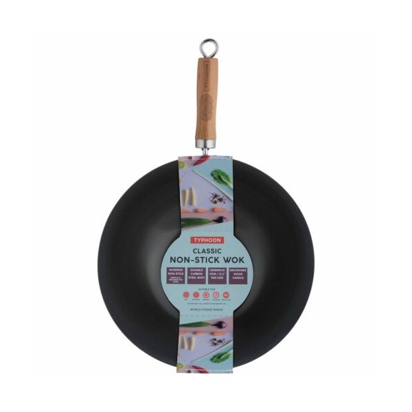 Wok anti adherente 31 cm