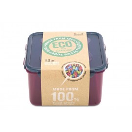 Conteneur carré ECO reciclé 1200 ml