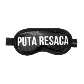 Antifaz de gel Puta resaca negro