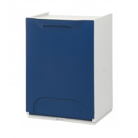 Cubo reciclaje individual azul