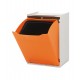 Cubo reciclaje individual naranja