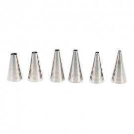 Set de 6 boquillas redondas