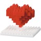 Nano block Brixies coeur