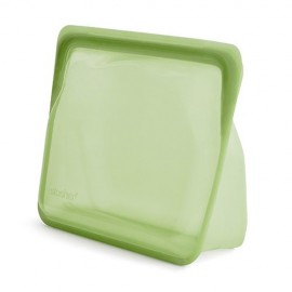 Bolsa de pie mediana- verde Stasher