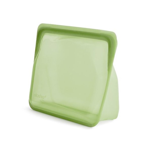 Bolsa de pie mediana- verde Stasher