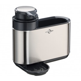 Organizador para fregadero con dispensador de jabón