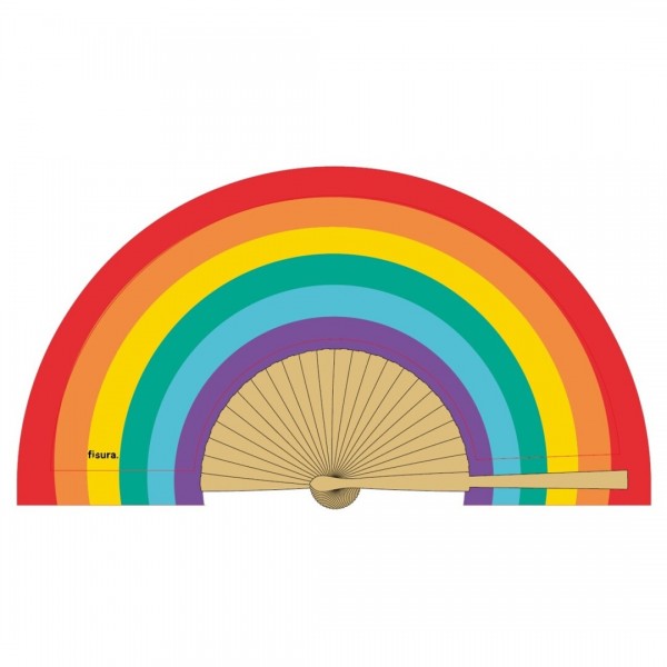 Abanico arco iris