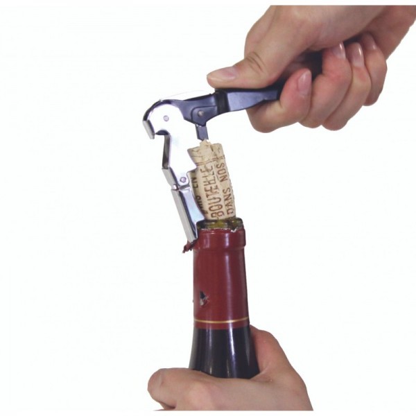 Sacacorchos dos tiempos