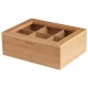Caja te bambú 6 compartimentos