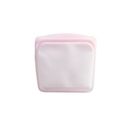 Stasher bolsa silicona mediana rosa claro
