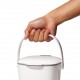 Cubo materia orgánica- limpieza fácil blanco 2.8L