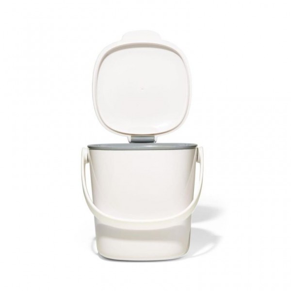 Cubo materia orgánica- limpieza fácil blanco 2.8L