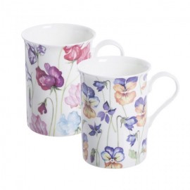 Taza 30cl. VIOLA & SWEETPEA fine china