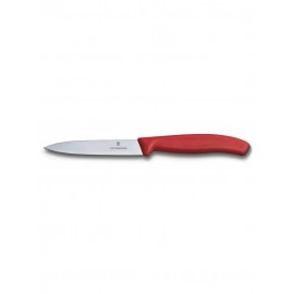Couteau legumes 10 cms. rouge