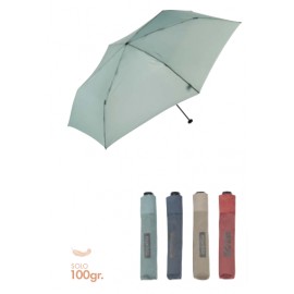 Paraguas plegable manual ultraligero.
