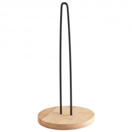 Support essuie-tout en bambou