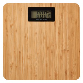 Pèse-personne digitale bambou