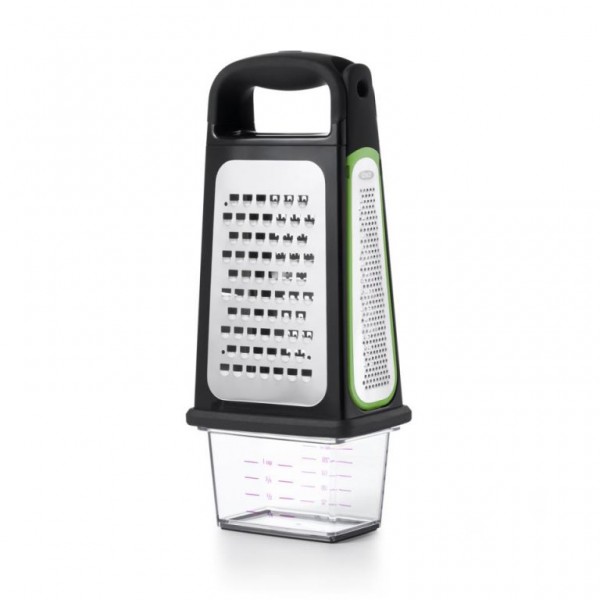 Rallador 3 caras + zester incorporado