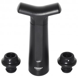 BOMBA VACÍO BOTELLA 2 TAPONES